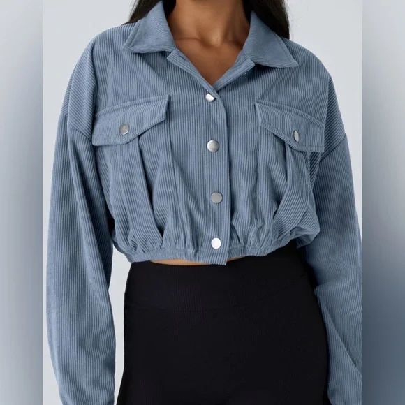 NWOT Halara Pocket Cropped Jacket - Picture 3 of 9